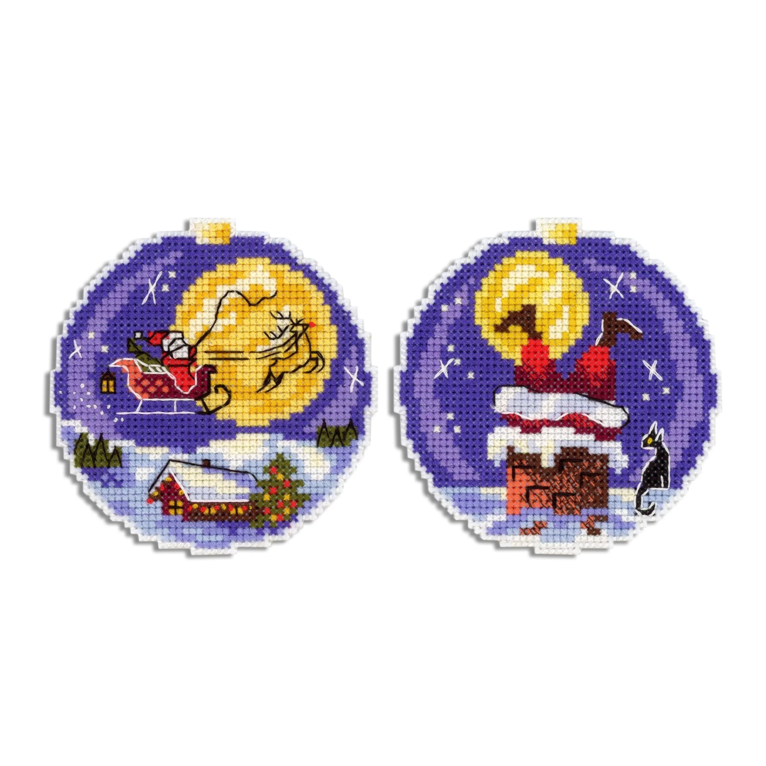 Embroidery kit DIY cross stitch kit p-690 Santa Needlework Set for Home Decoration DIfferent Designs