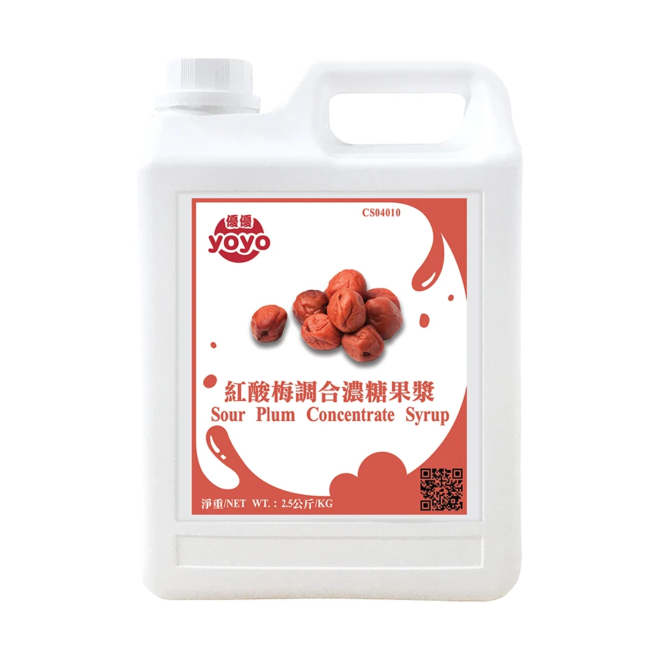 Кислый сироп сливовый концентрат красный тайваньский пузырьковый чай