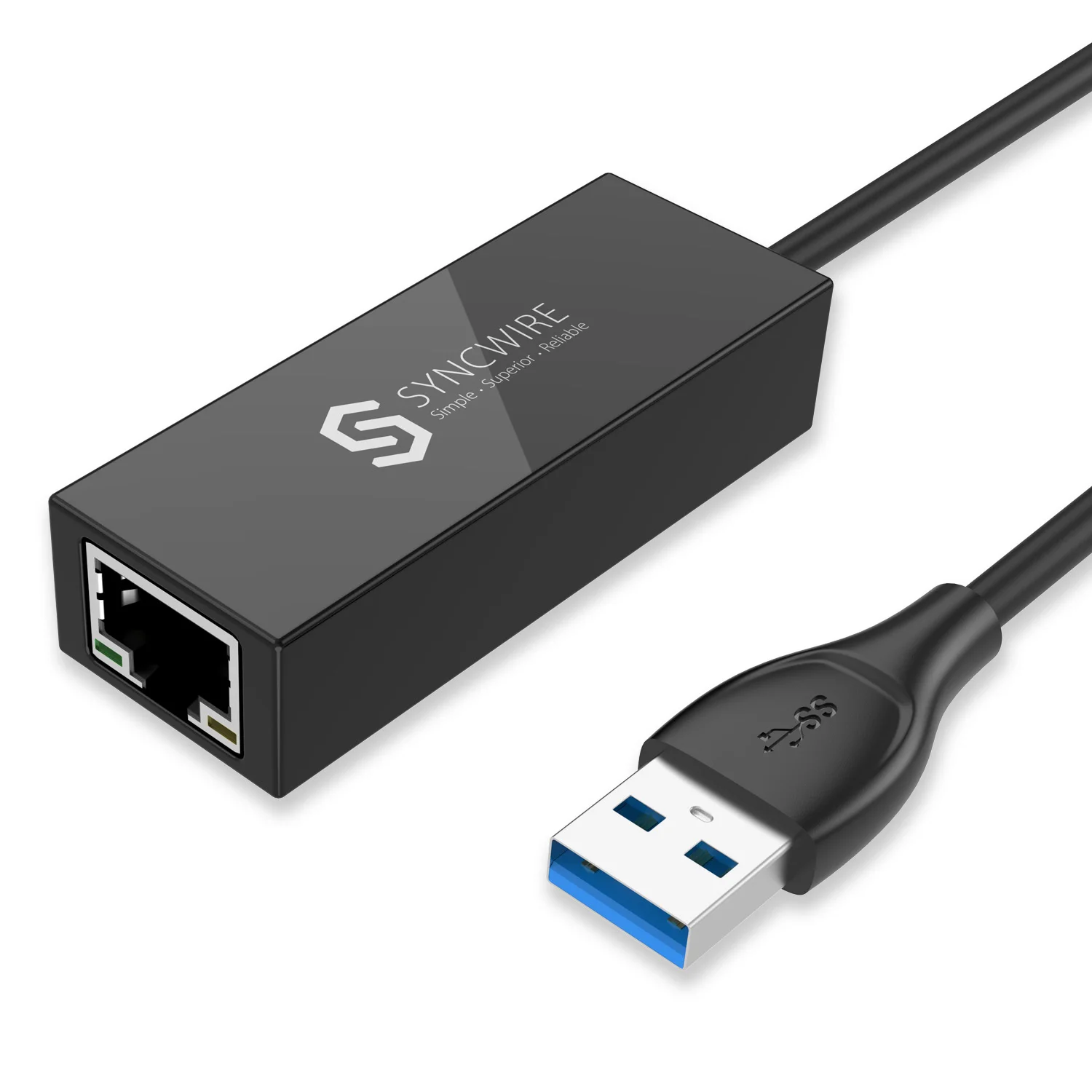 Syncwire USB 3.0 to Ethernet Adapter Plug & PLAY 10/100 / 1000 Gigabit RJ45 Connector Network Ethernet Adapter
