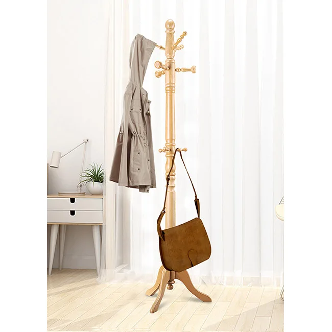 Fashionable Ascero Classical Coat Hanger Stand Multipurpose Swivel Head with 6 Hooks Coat Rack For Hats and Handbags