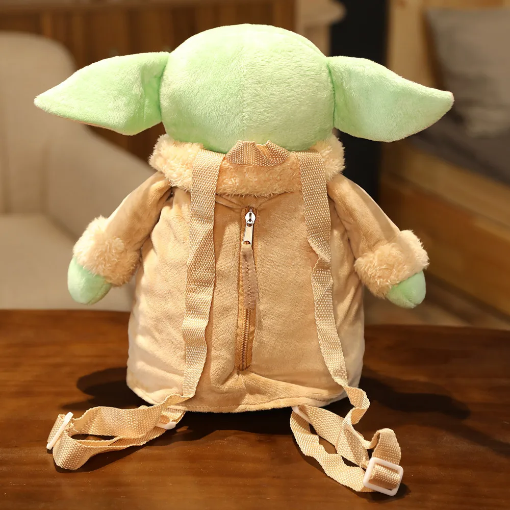 High Quality Kid Adult Stuffed Animal Doll Baby Yoda Plush Toy Backpack Bag Soft Baby Yoda Plush Backpack
