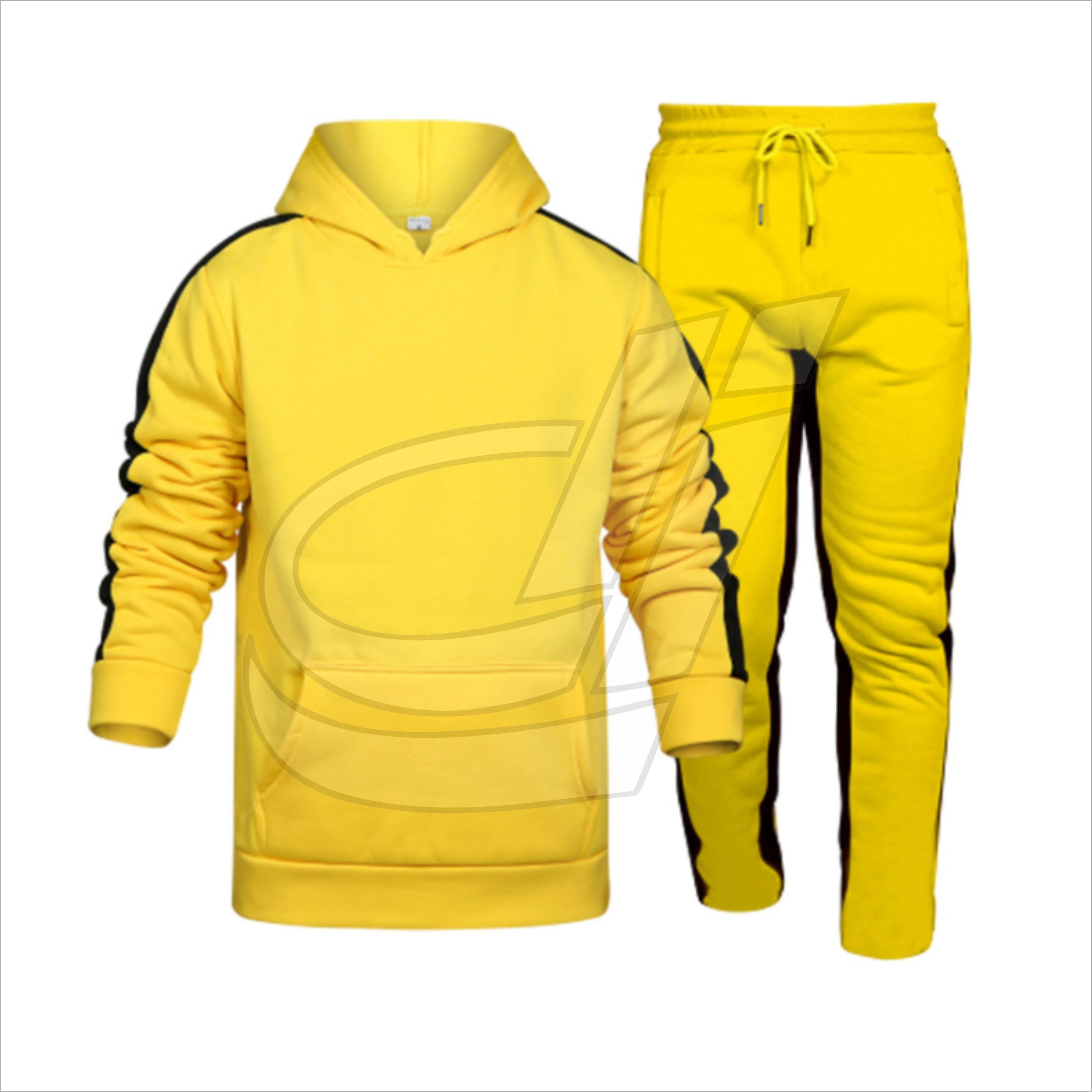 Factory Manufacture Various New Sport Mens Hoodie Suit Sportswear Two Piece Suit Tracksuit
