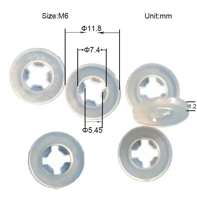 Nylon Star Lock Washer  Star Lock Washer Anti Loss Washer M6