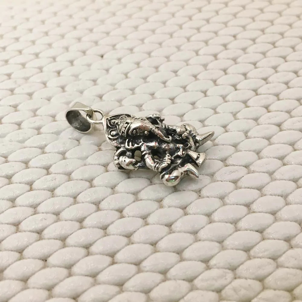 Genuine 925 sterling silver Plain Pendants Jewelry Superior Quality  Wholesale Price Unique Pendants Best Gift of Lord Ganesh