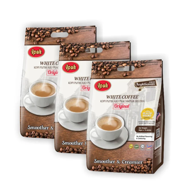 Мгновенный Белый кофе премиум-класса от известного бренда Angkasawan 3 в 1