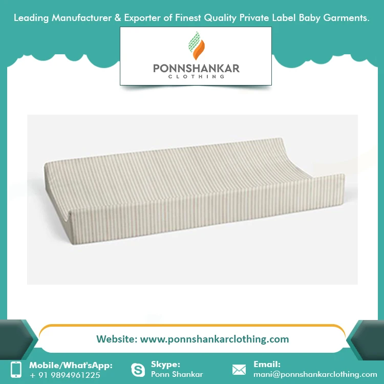 Customized Logo Solid Color Soft Diaper Bag 2021 Changing Mat Cover