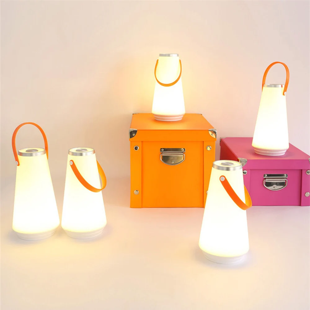 Dropshipping led light dimmable portable christmas lights touch switch table lamp