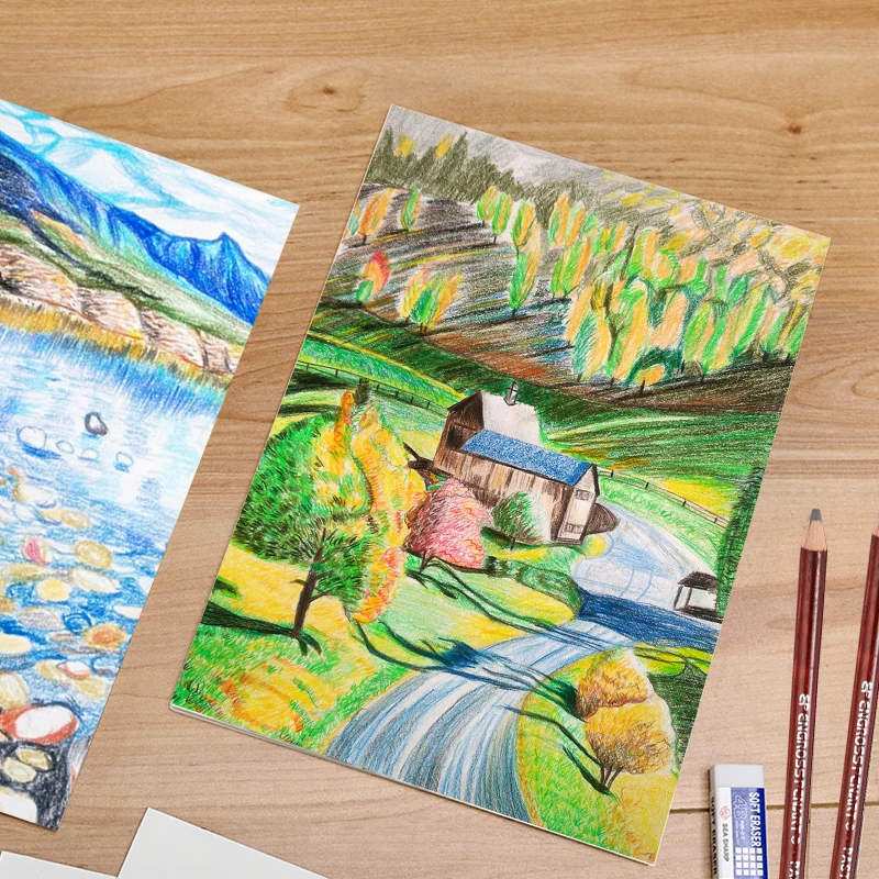 EP engross penart 12/set color artist professional solf pastel colored pencil for portrait and landscape series