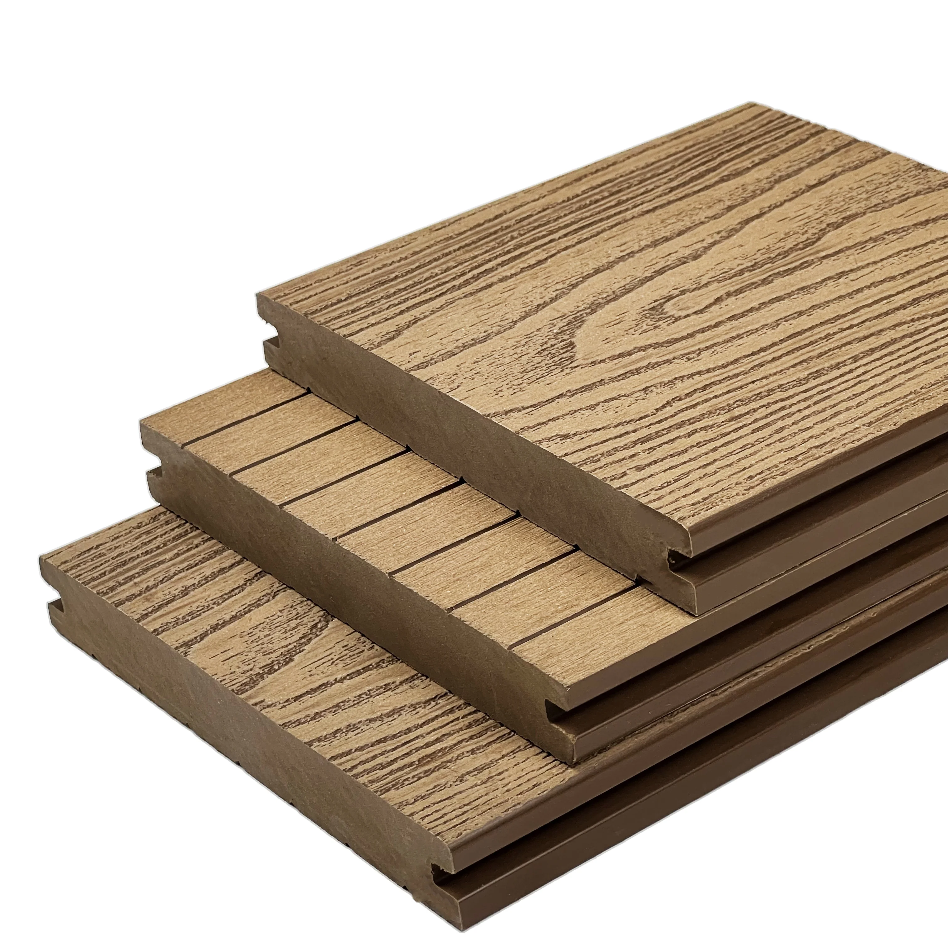 Composite decking 3D Embossed Woodgrain outdoor waterproof wpc deck board