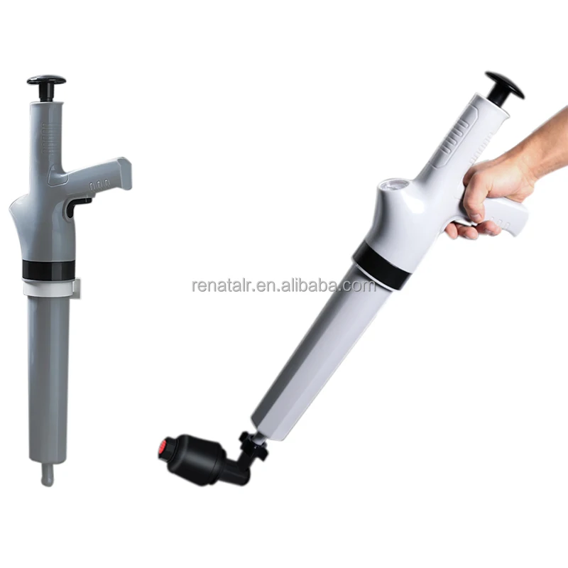 High Pressure Air Power Drain Blaster Gun Powerful For Drain Plunger Opener for Bathroom Toilet Bathtubs Shower Clogged Pipe