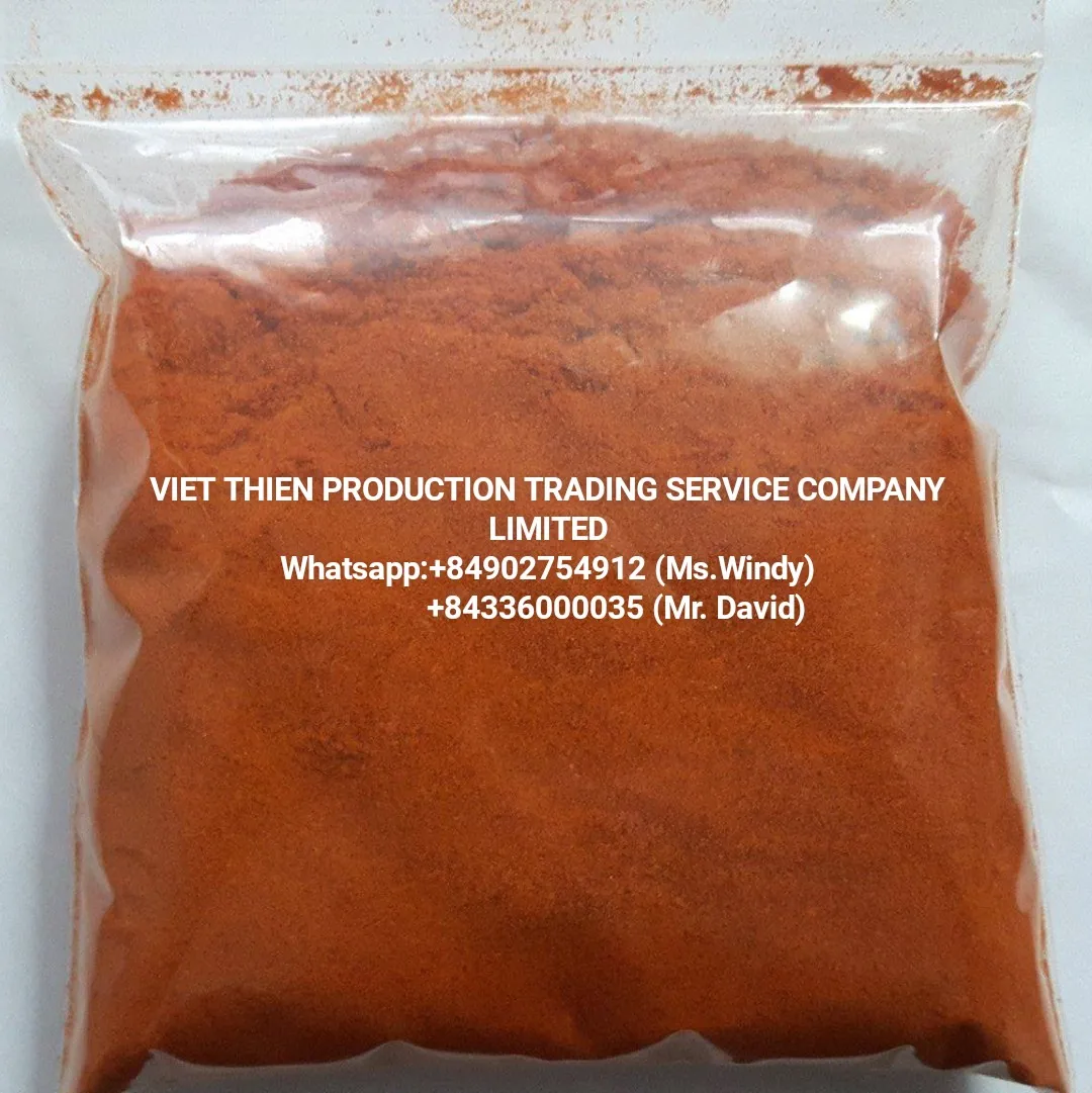 Chili powder Good price Good quantity Available in large quality In Vietnam Used as chili sauce and Chili Garlic Oil