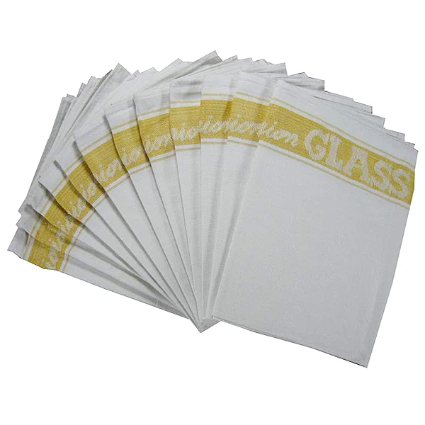 LINEN UNION (WOVEN) GLASS CLOTH 50 x 75 CM  90 g  FOR KITCHEN USE (TEA TOWEL)