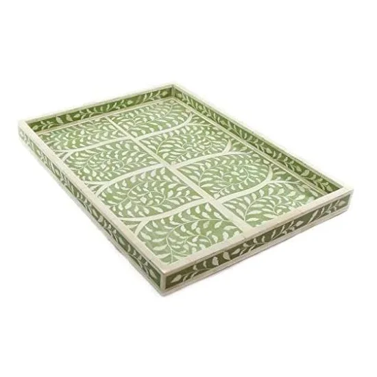 Лидер продаж посеребренный дизайнерский сервировочный поднос ручной работы для гостиничных принадлежностей посуда еды