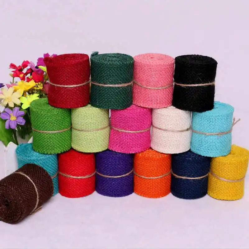 
Natural Burlap Jute Hessian Flax Ribbon Roll Wedding Decor 10/15/30cm No Ratings From Bangladesh 