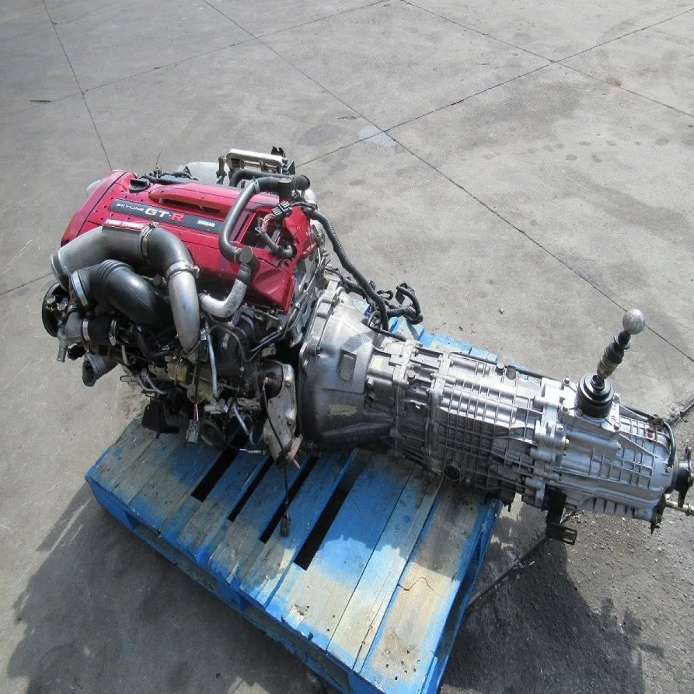 JDM Supra 2JZ GTE Twin Turbo Engine 6 скоростей передачи V161
