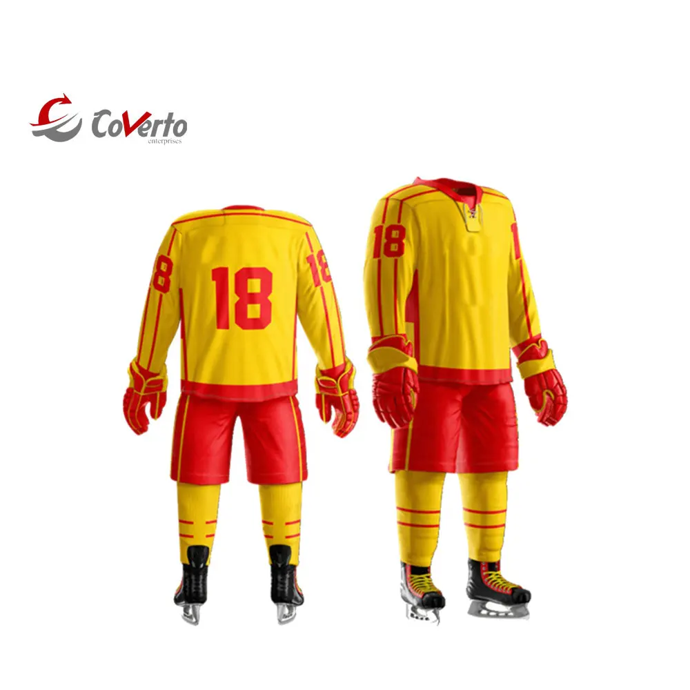  Мужская спортивная одежда для хоккея на поле комплект одежды международной команды униформа с шайбой Джерси