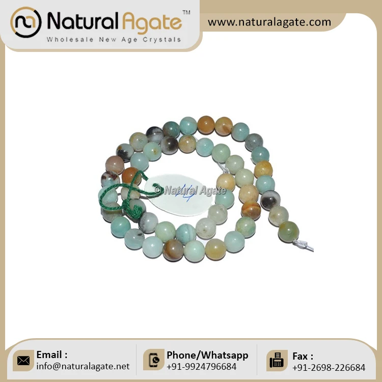 Best Amazonite Agate Gemstone Beads Buy At Low Price From Indian Wholesaler