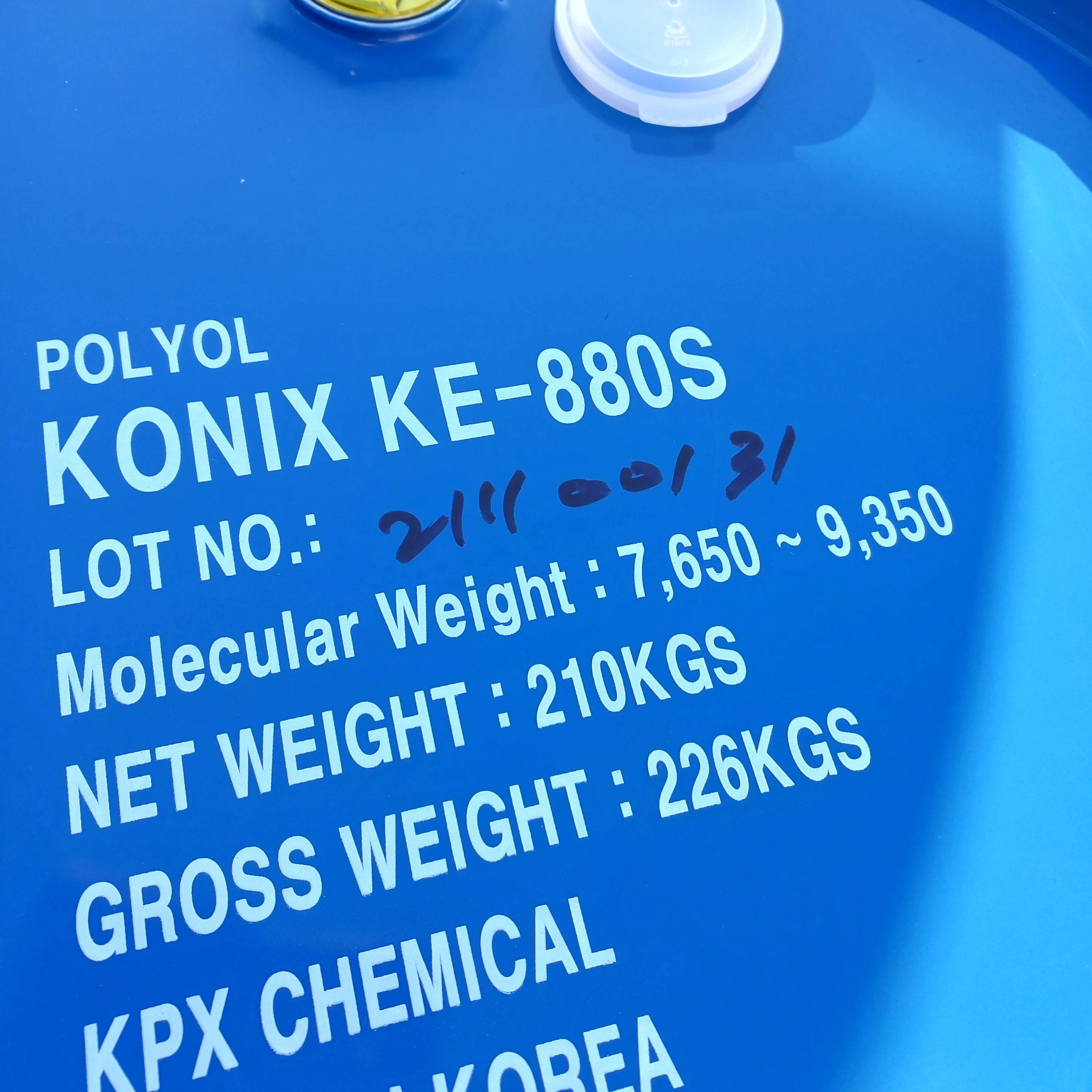 Полимерный полиол полипропилен гликоль поп 42% KE-880S Корея KPX химическими элементами для блочных пены/пресс-форм