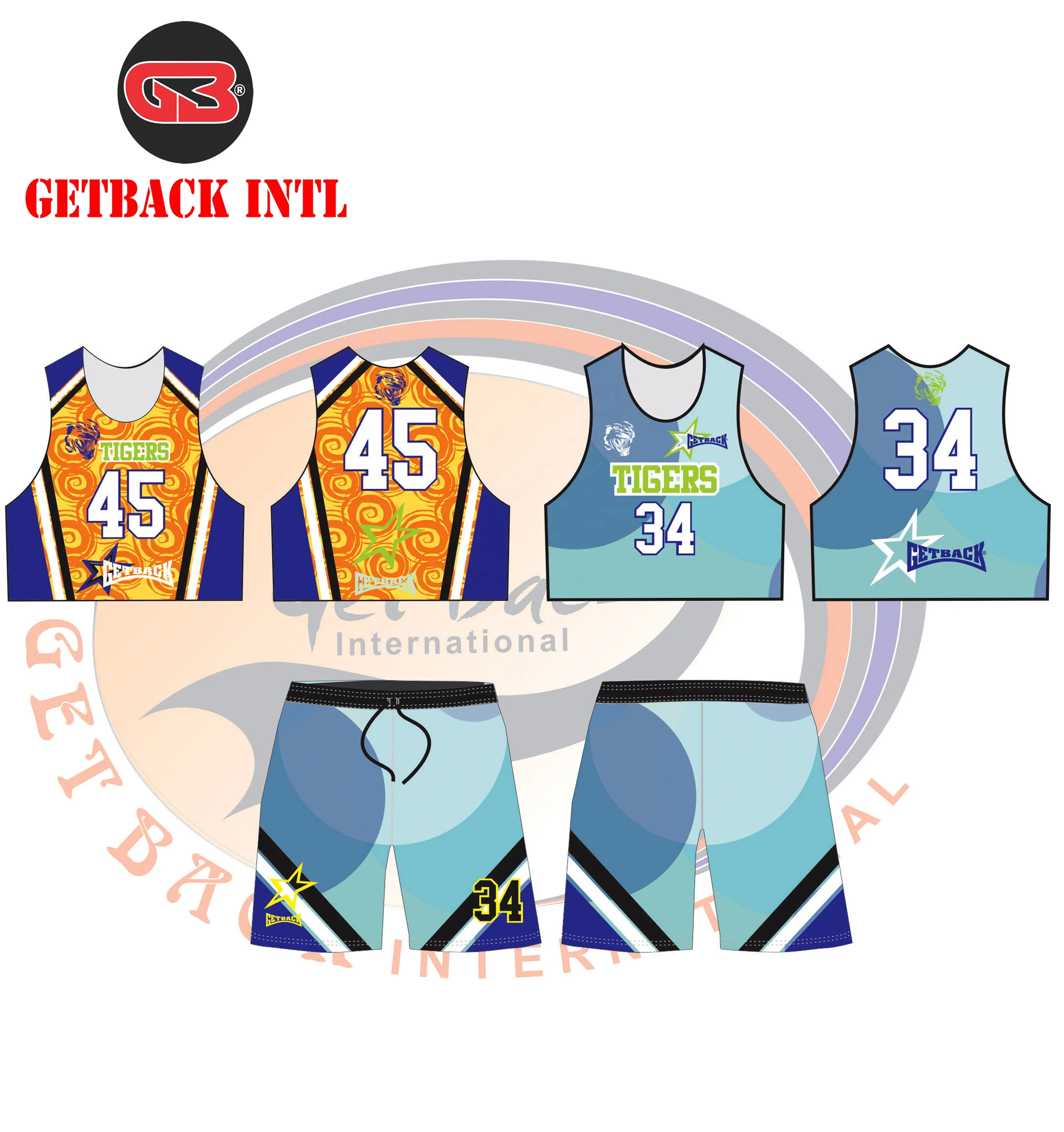 Custom Sublimated Lacrosse Uniforms/Sublimated Lacrosse Shorts