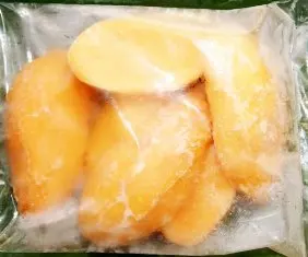 Такой горячий! Замороженный ломтик манго