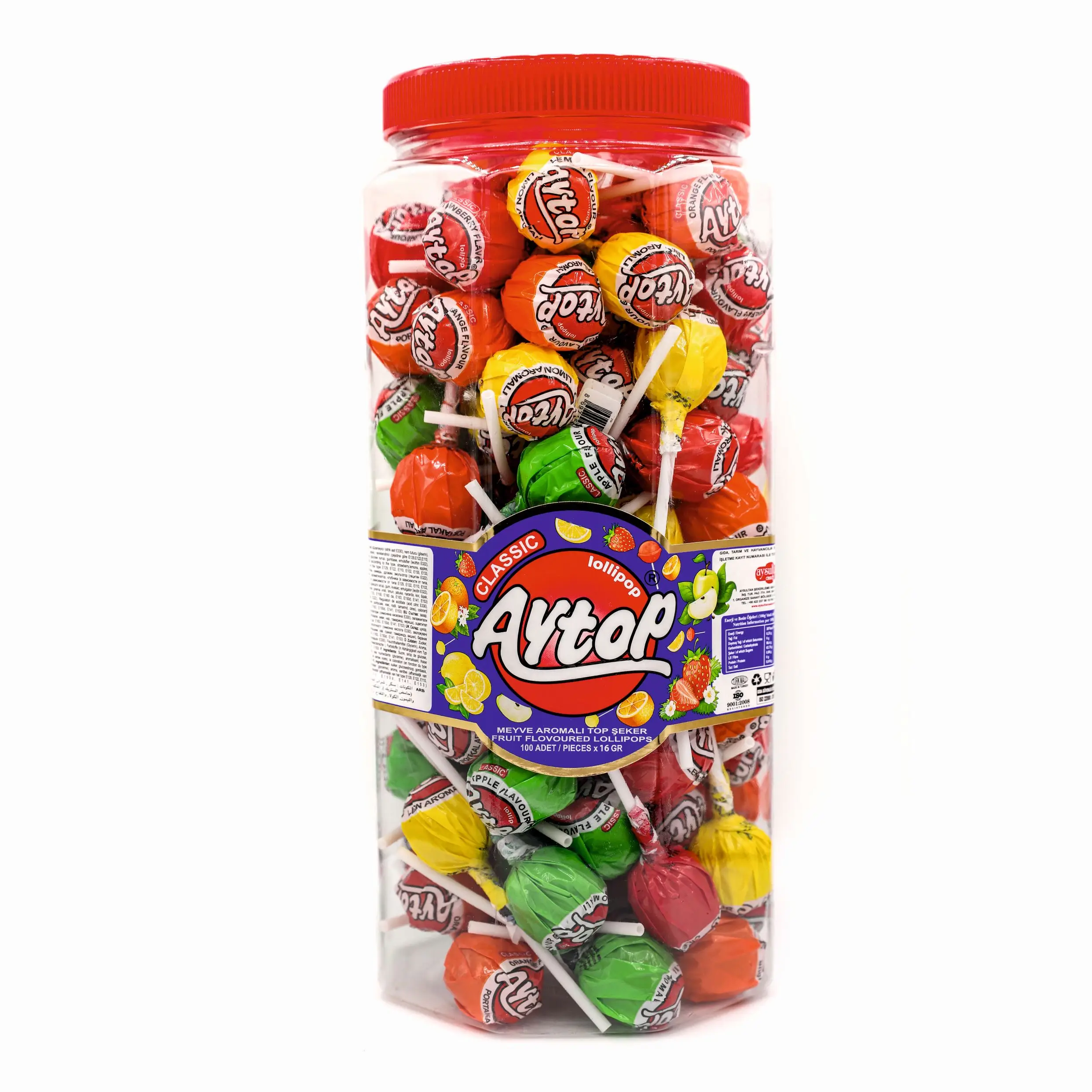 
HOT SALE -- AYTOP FRUITY LOLLIPOPS -- READY FOR SHIPMENT 