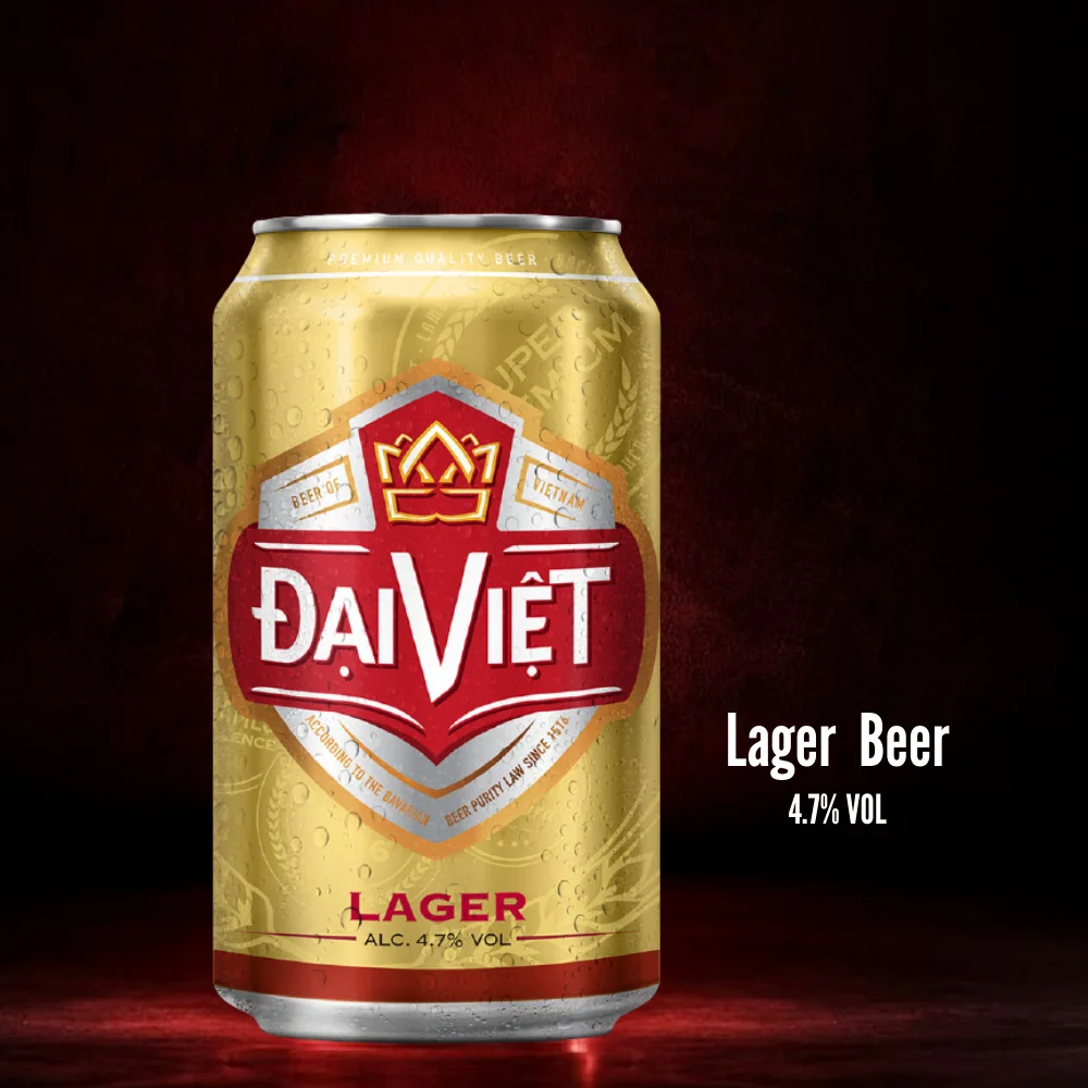 Пиво Dai vietnam Lager Alc 4.7% Vol алюминиевая банка 330 мл высококачественный спиртовой напиток пиво для продажи