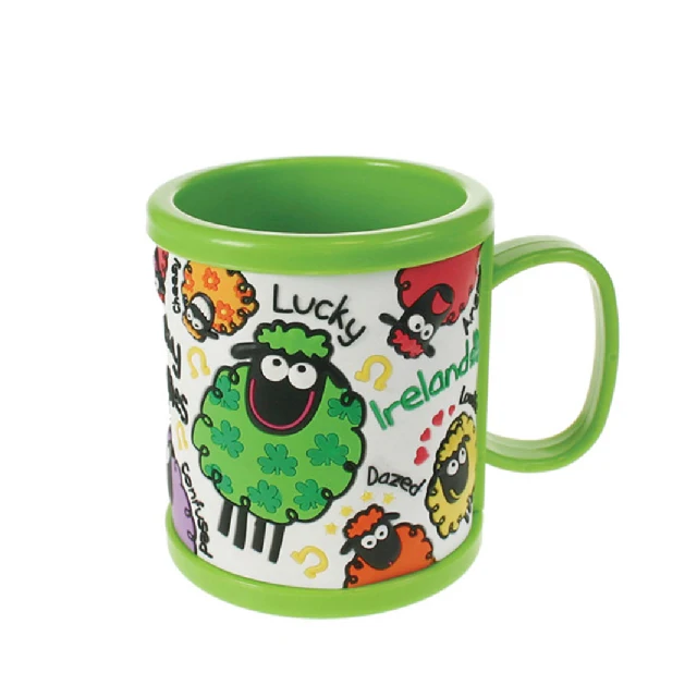 3D PVC Custom Cheap Promotional Embossed Rubber Coffee Mug for Promotion