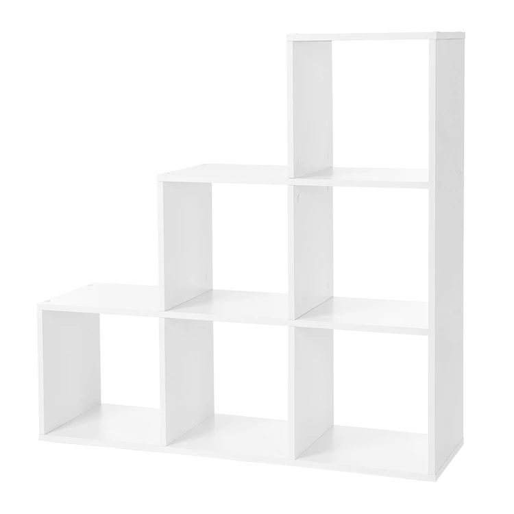 VASAGLE design book shelfl Display Shelf white wood cube bookcase shelf