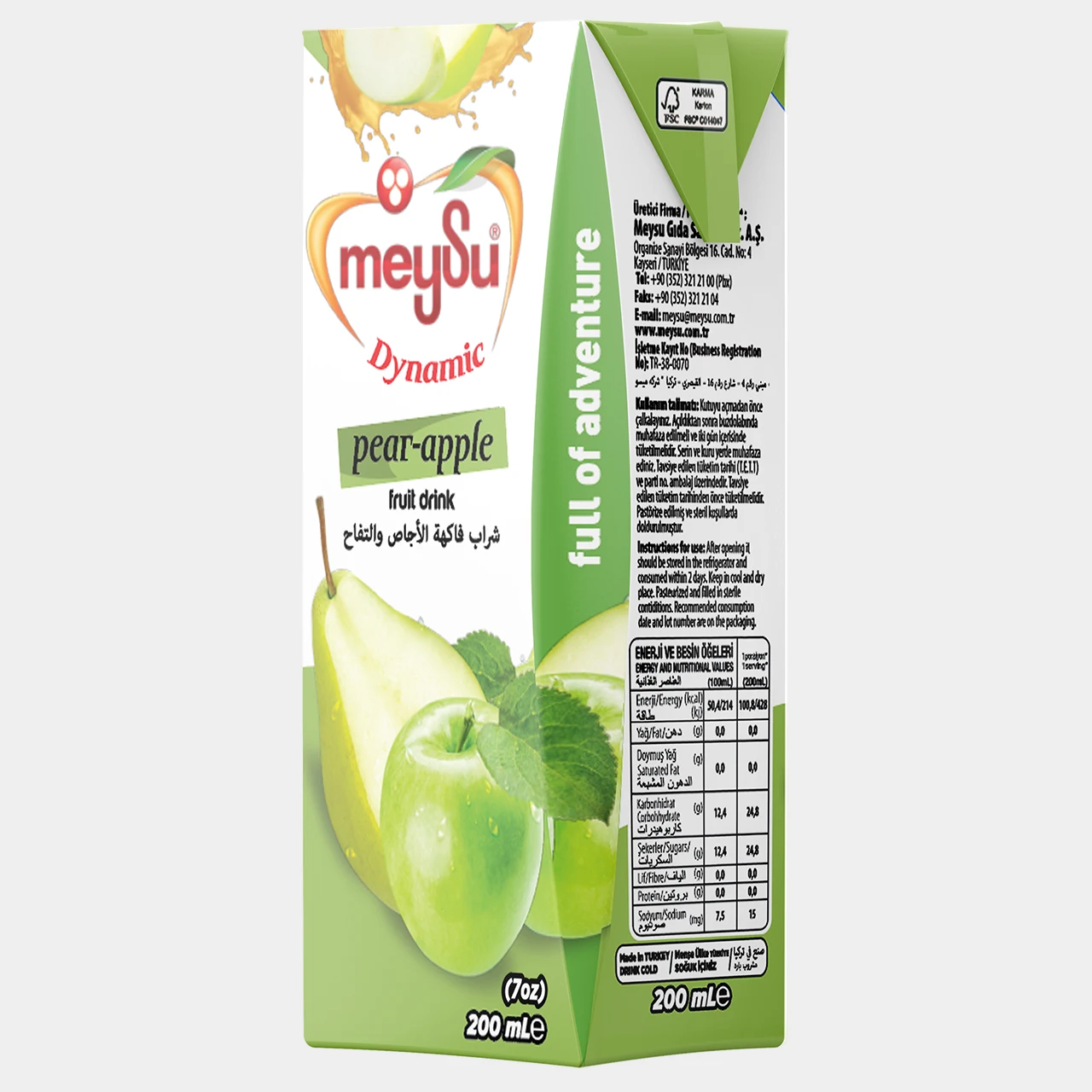 MEYSU PEAR-APPLE FRUIT DRINK