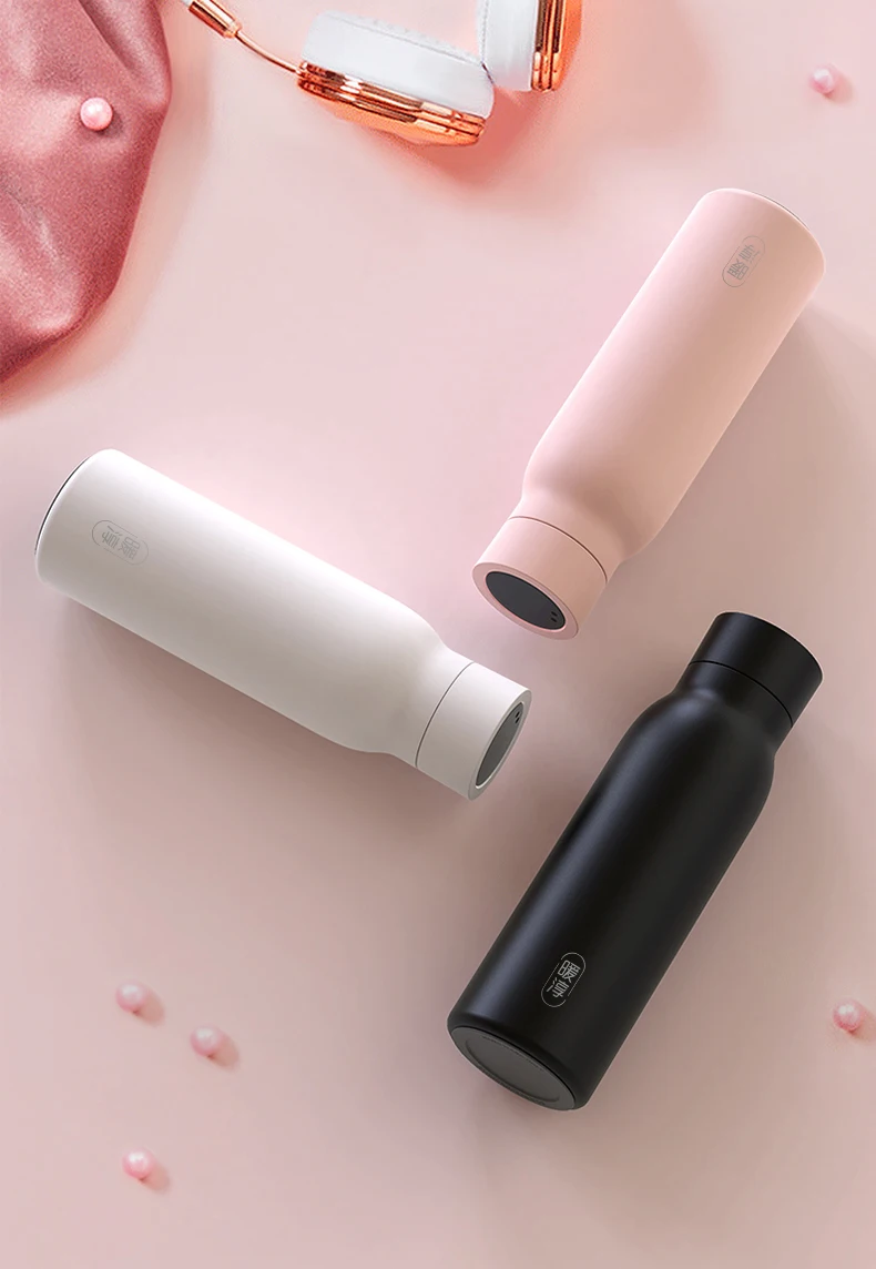 600 мл умные бутылки для воды с ЖК-дисплеем