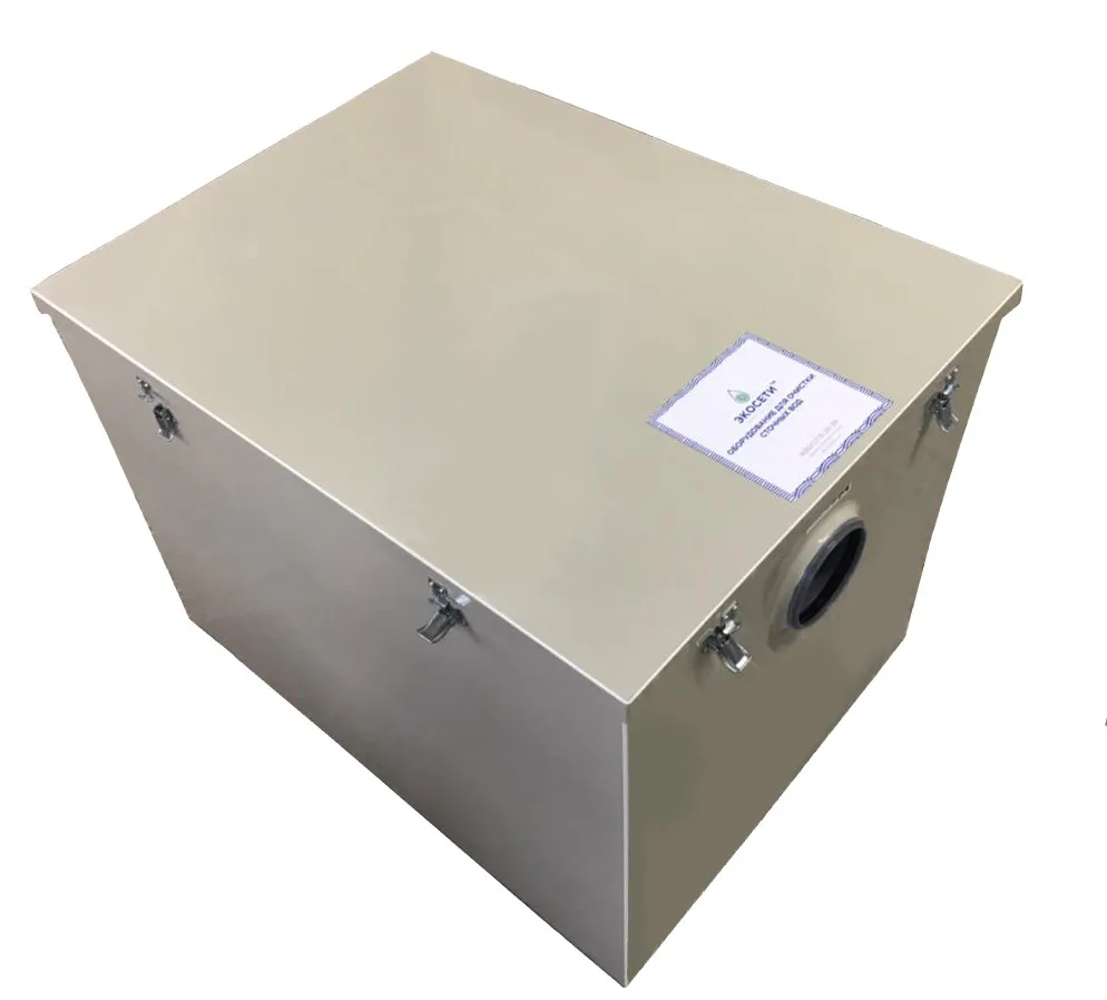 Polypropylene Ground Workshop 800*600*500 mm OPP 2.0-200 Grease trap For Restaurants / Food Industries