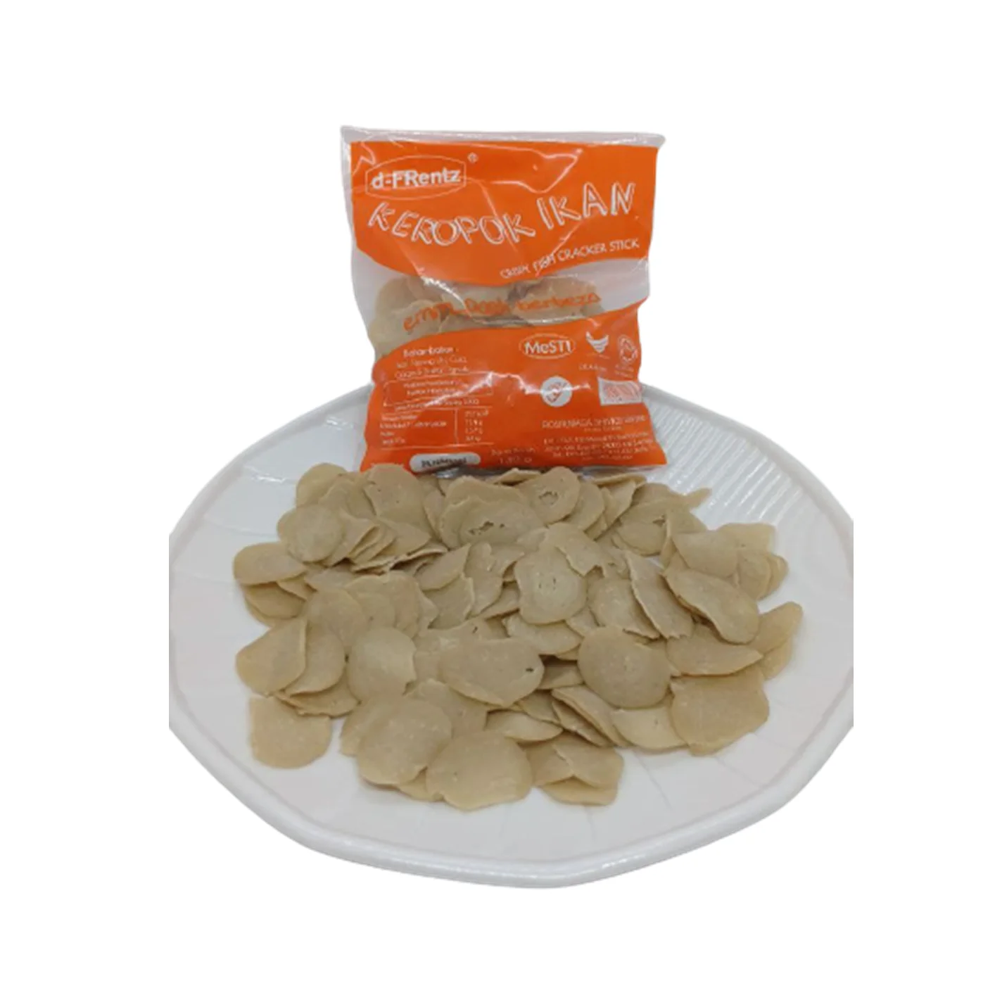 100% Original Crispy Crunchy Raw Fish Cracker Stick 130GM Per Packet Fish Bites Fried with Hot Cooking Oil