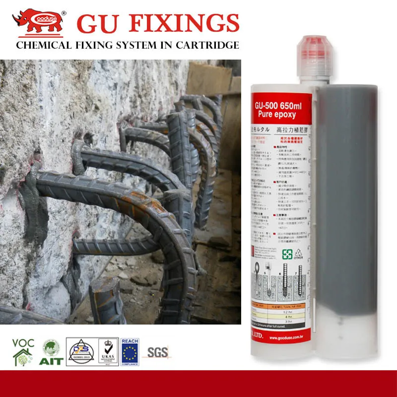 anchor bolts m16 m24 injection chemical epoxy