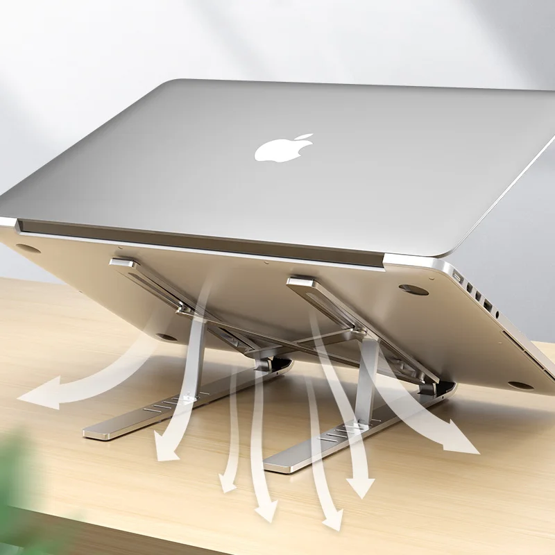 portable foldable adjustable laptop stand for macbook surface laptop
