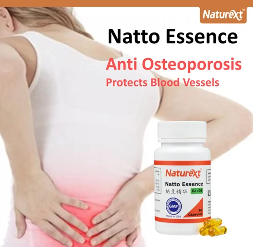 
Vitamin K2 + D3 Supplement for protecting Bone & Heart 