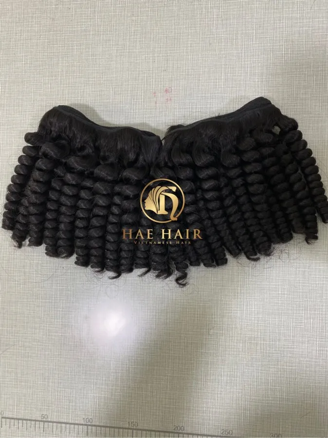High Quality Curl Weave Funmi Hair, Deep Hair, Kinky Hair Bundles Cambodian Hair from Vietnam Best Supplier
