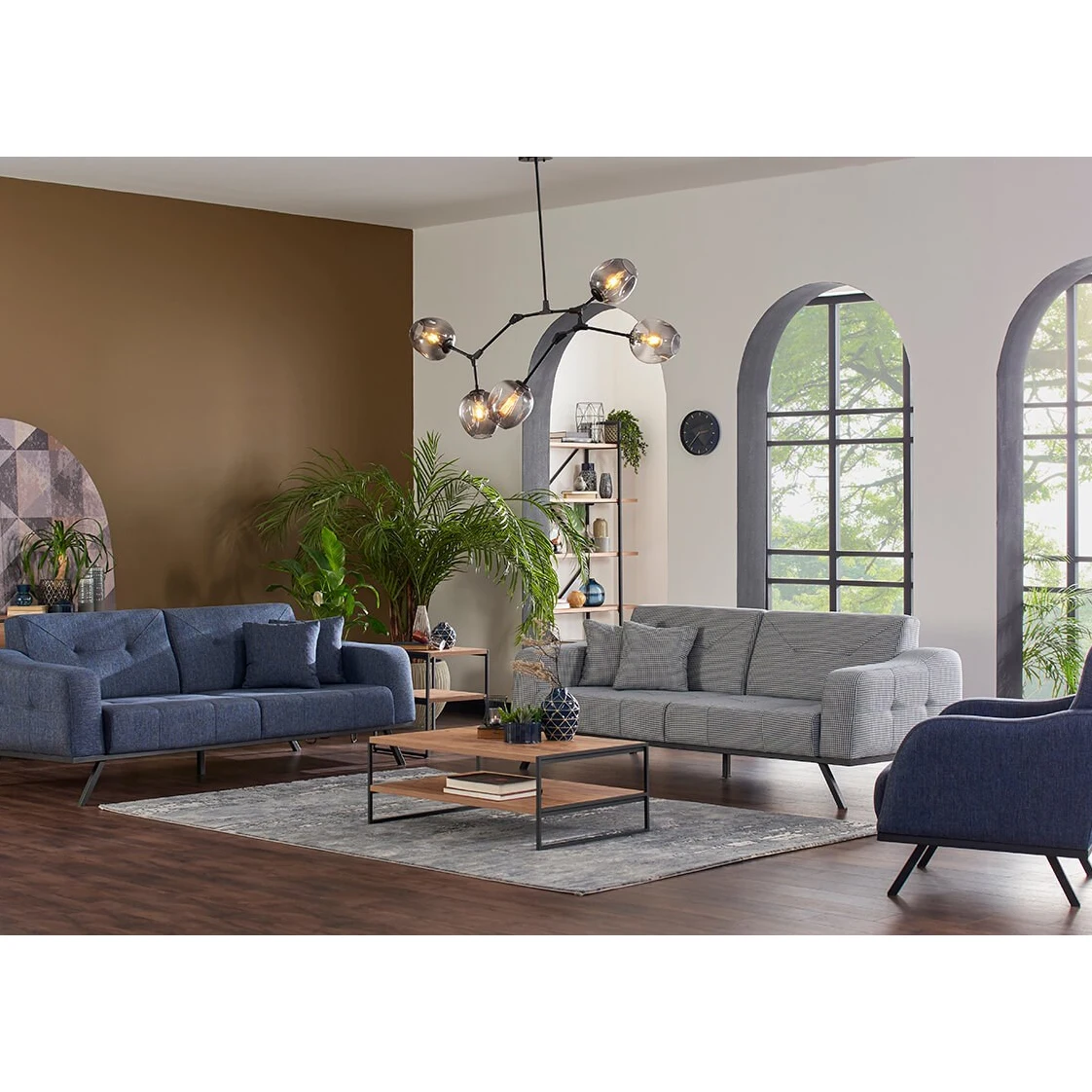 sofabed couch armchair set istanbul european furniture leather 2021 cushion functional living room (iDER Siena Sofa Set)