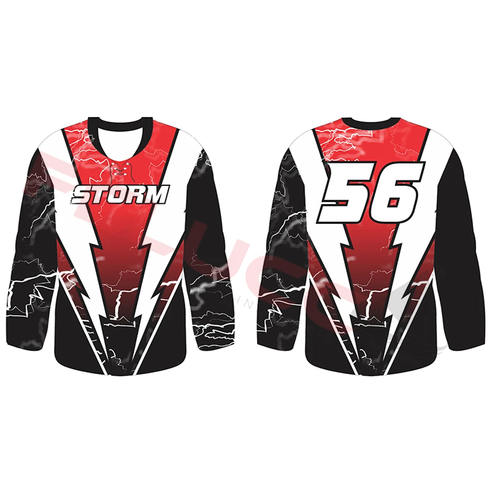 OEM Service  Factory Made Custom Own Design Sublimation Transfer Printing New Ice Hockey Jersey / Uniforms For Training