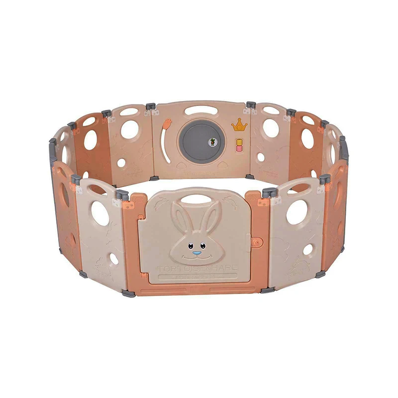 
ABST Manufacturer Assembly Living Room Playpens Baby Portable Playpen Wooden Baby Safety Playpen For Baby Children 
