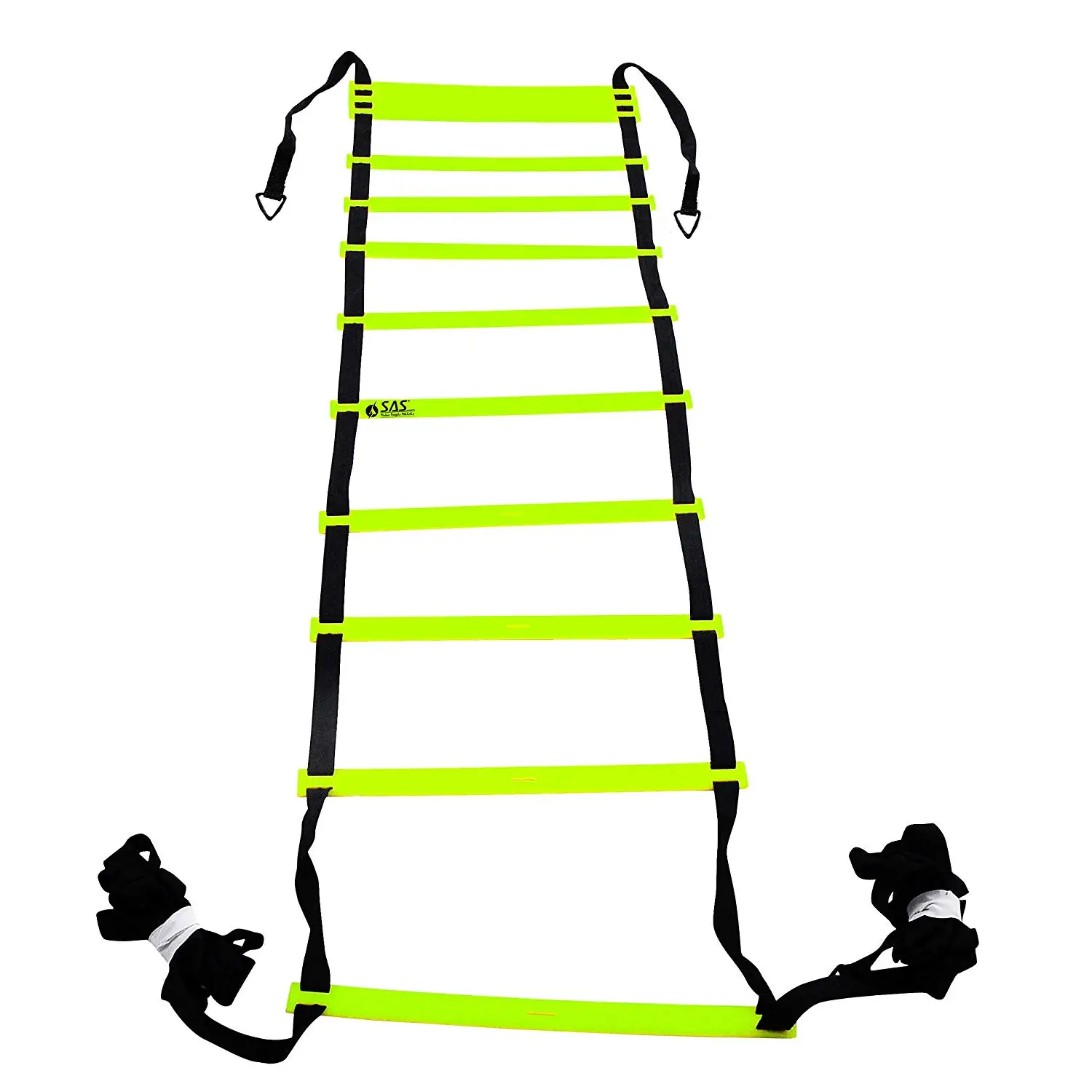 Hot Selling ( 4 Mtr ) Adjustable  Training Agility Ladder At Competitive Cost Wholesale  Strong nylon webbing on the sides