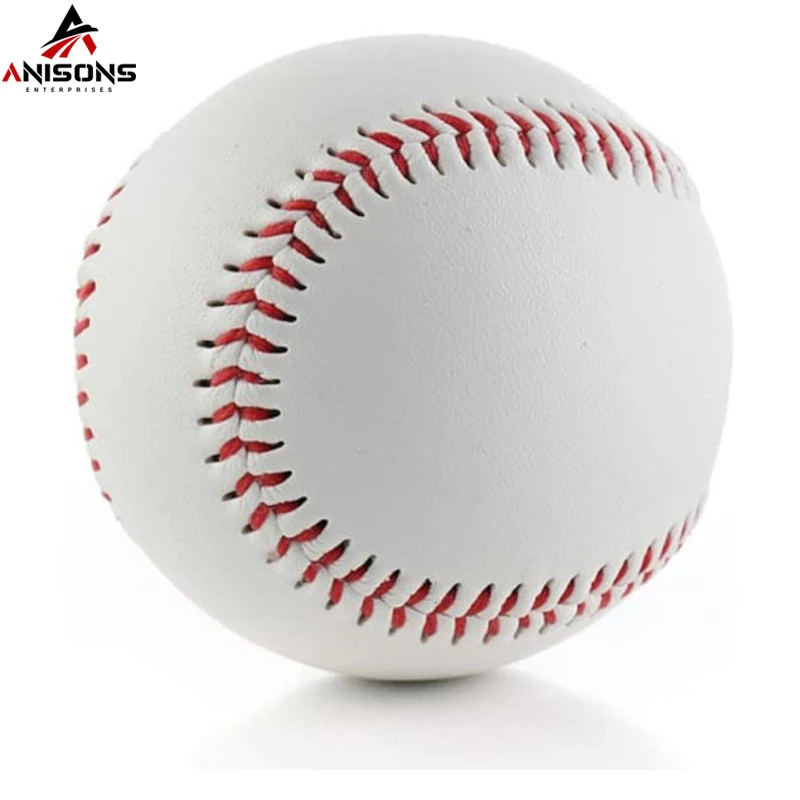  Официальная Лига матч Пользовательский логотип Утяжеленные меховые базовые шарики белый мяч тренировочный бейсбольный