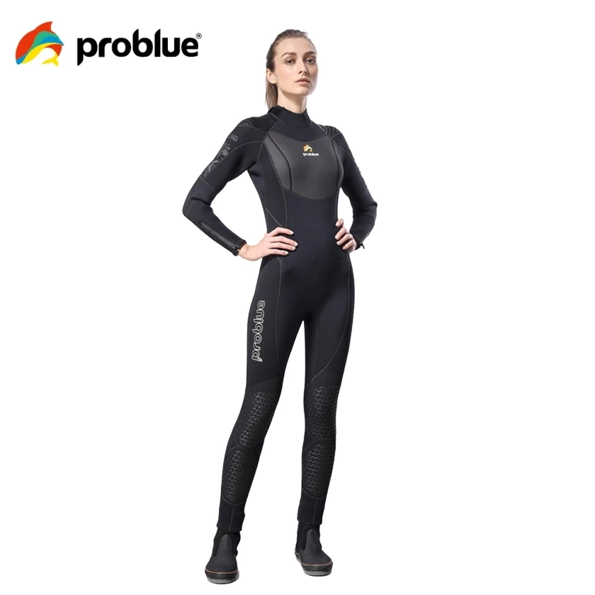 Problue RW-960 Three-dimensional Sewing Neoprene Fabric Wetsuit 3mm Female scuba Suit