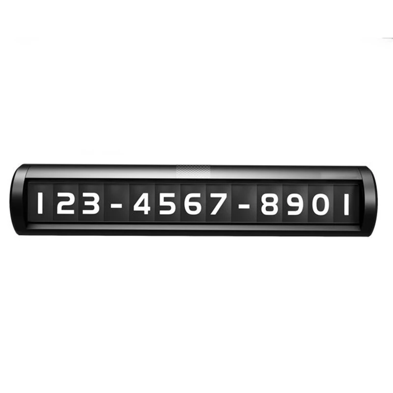 
SooPii SN06 Hidden Car Parking Number Plate Luminous Car Temporary Parking Card Telephone Number 