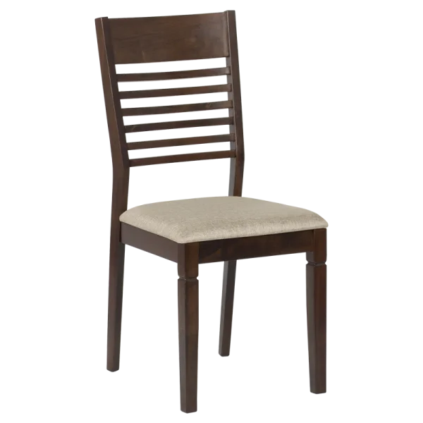 Dining banquet restaurant home modern chair made of massive wooden material and fine fabric PAOLA-  8 colours