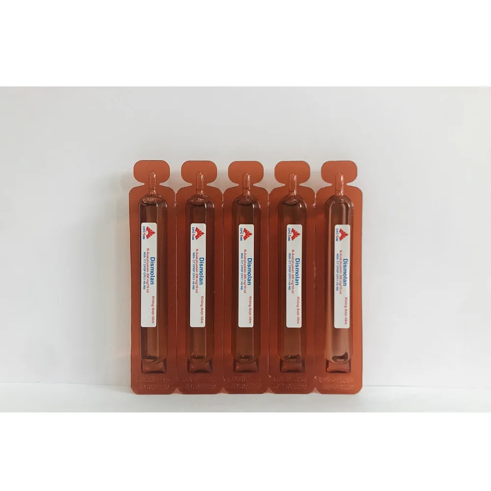 
Oral Solution High Quality Breakup Tough Mucus Cleaning Tracheostomy for Adults and Kids N-Acetyl Cysteine Dismolan 