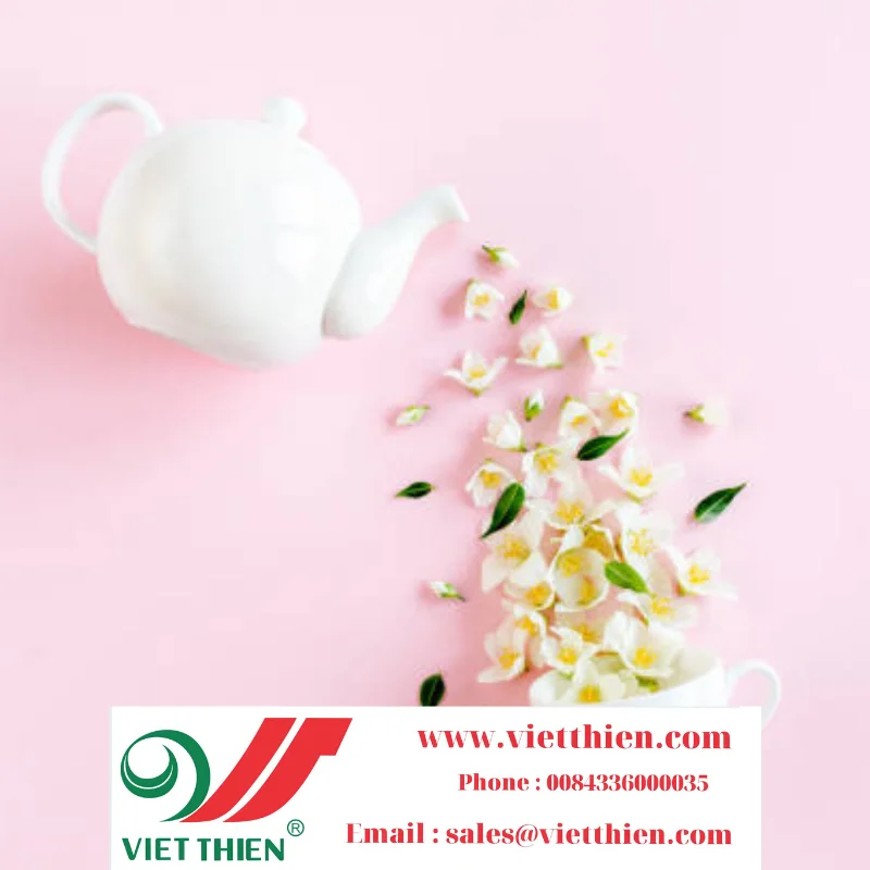 Jasmine tea is famous for its delicious taste and health benefits Jasmine tea is produced in large quantities to ensure safety