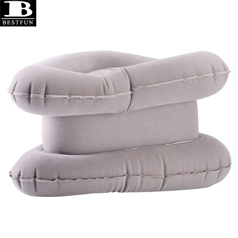 factory customized downy flocking comfortable golf training inflatable swing aid and posture corrector