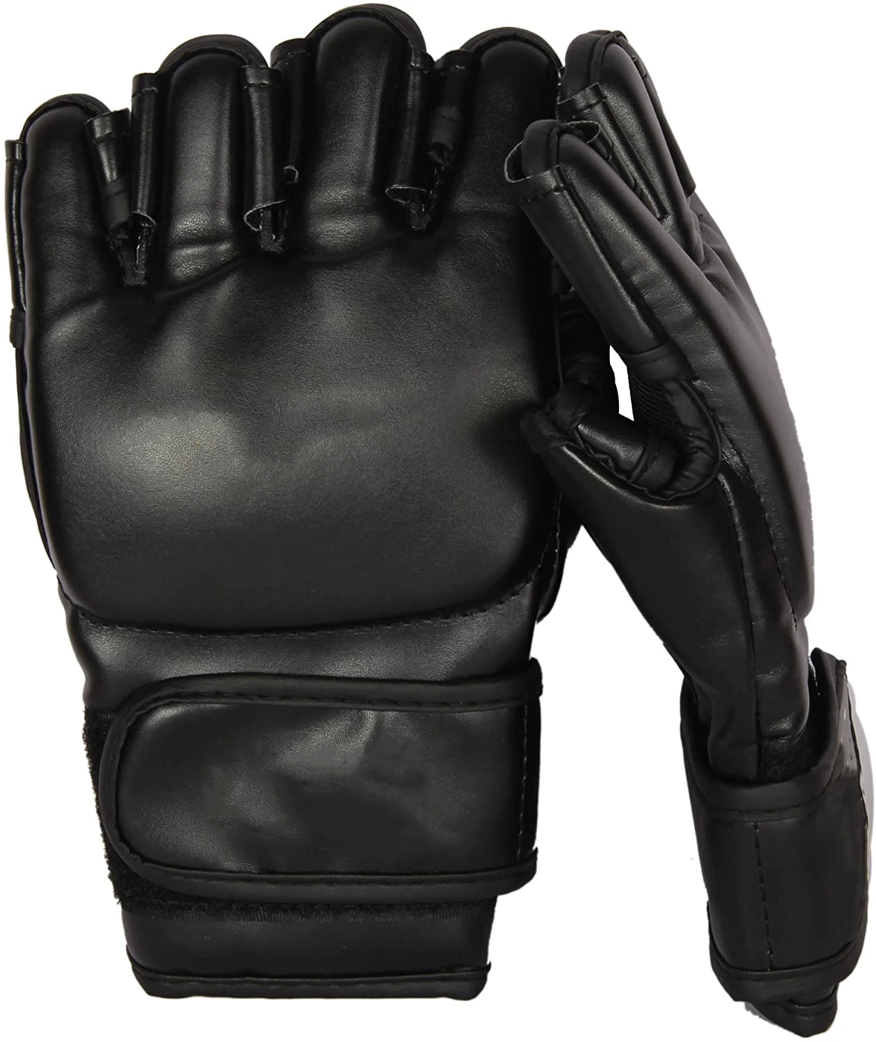 high quality professional Half Fingers Leather Mens Boxing MMA Gloves for Training