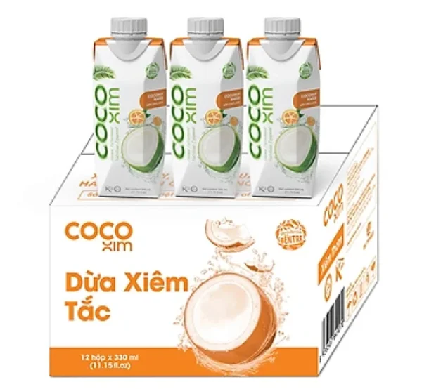 Качественная кокосовая вода со вкусом Kumquat 100% из кокоса Вьетнама