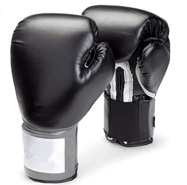 Professional Punching Training PU-Leather Boxing Gloves Muay Thai Fighting Kickboxing Sparring Gloves